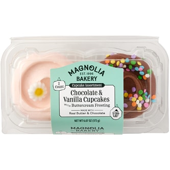 Magnolia Bakery Cupcake Assortment, Chocolate/Vanilla, Frozen