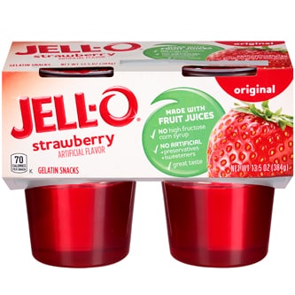 Jell-O Gelatin Snacks, Strawberry