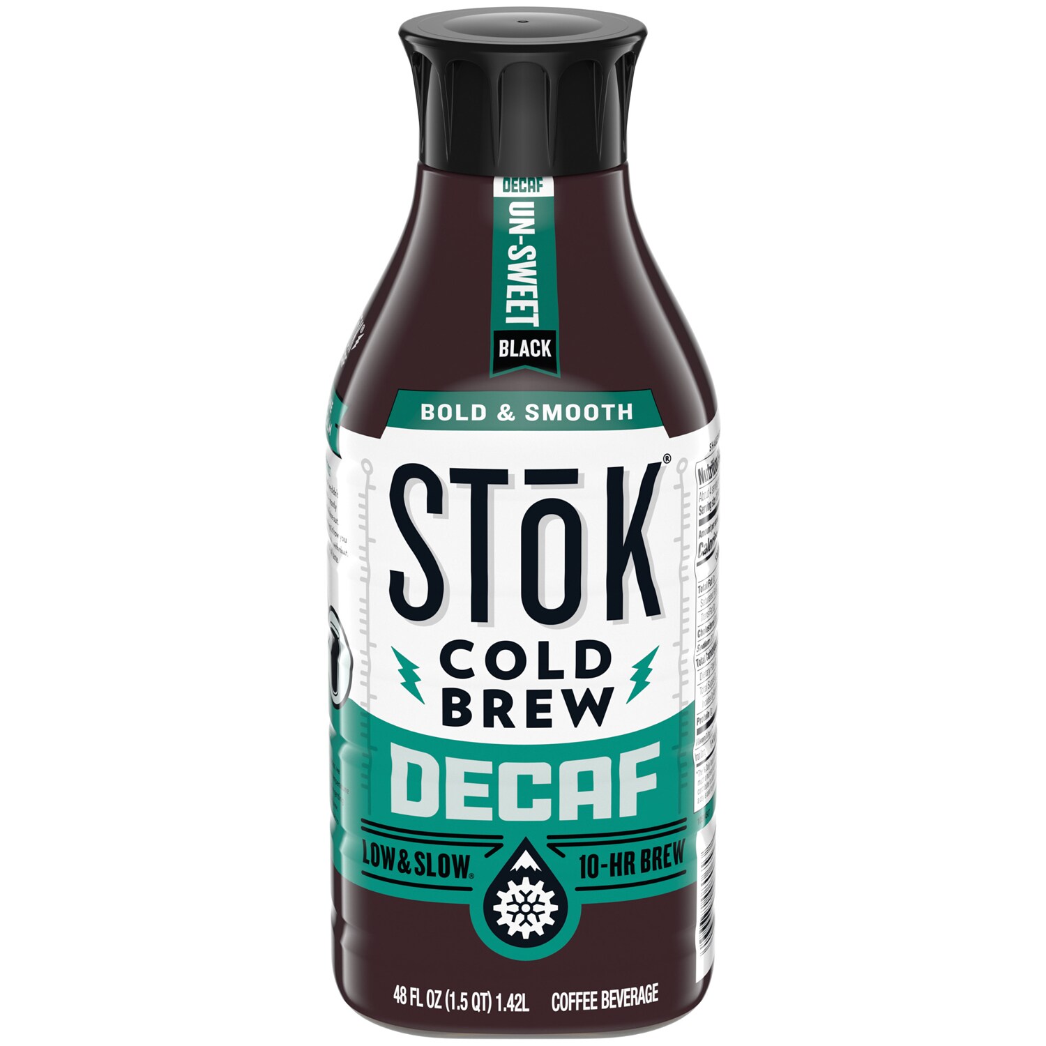 SToK Cold Brew, Unsweetened Decaf, Bottle