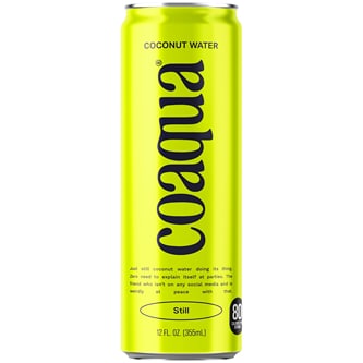 CoAqua Coconut Water, Still, Can