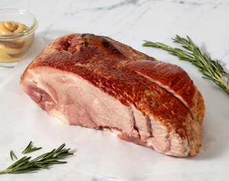 Hickory Nut Gap Pasture-Raised Heritage Uncured Bone-In Quarter Spiral Ham
