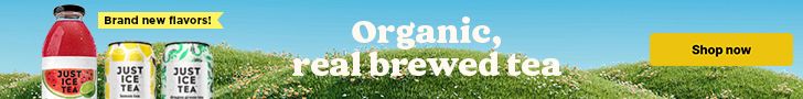 JUST TEA. Brand new flavors! Organic, real brewed tea. Shop Now