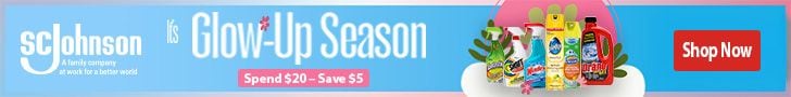 SCJ Johnson. It's glow-up season. Spend $20 - Save $5. Shop Now