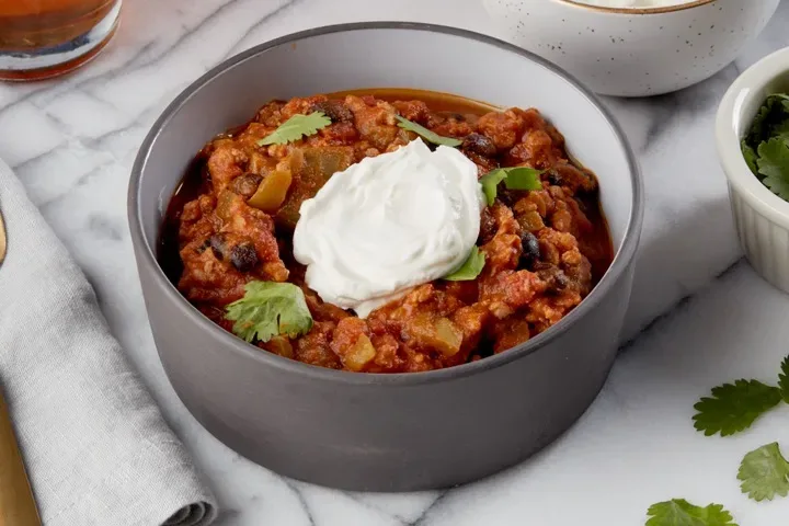 Turkey Chili With Pumpkin