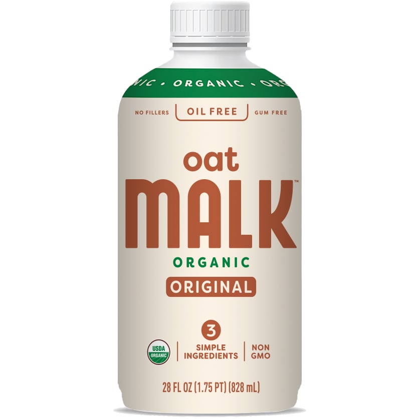 MALK Organic Oat Milk, Original, Plastic Bottle