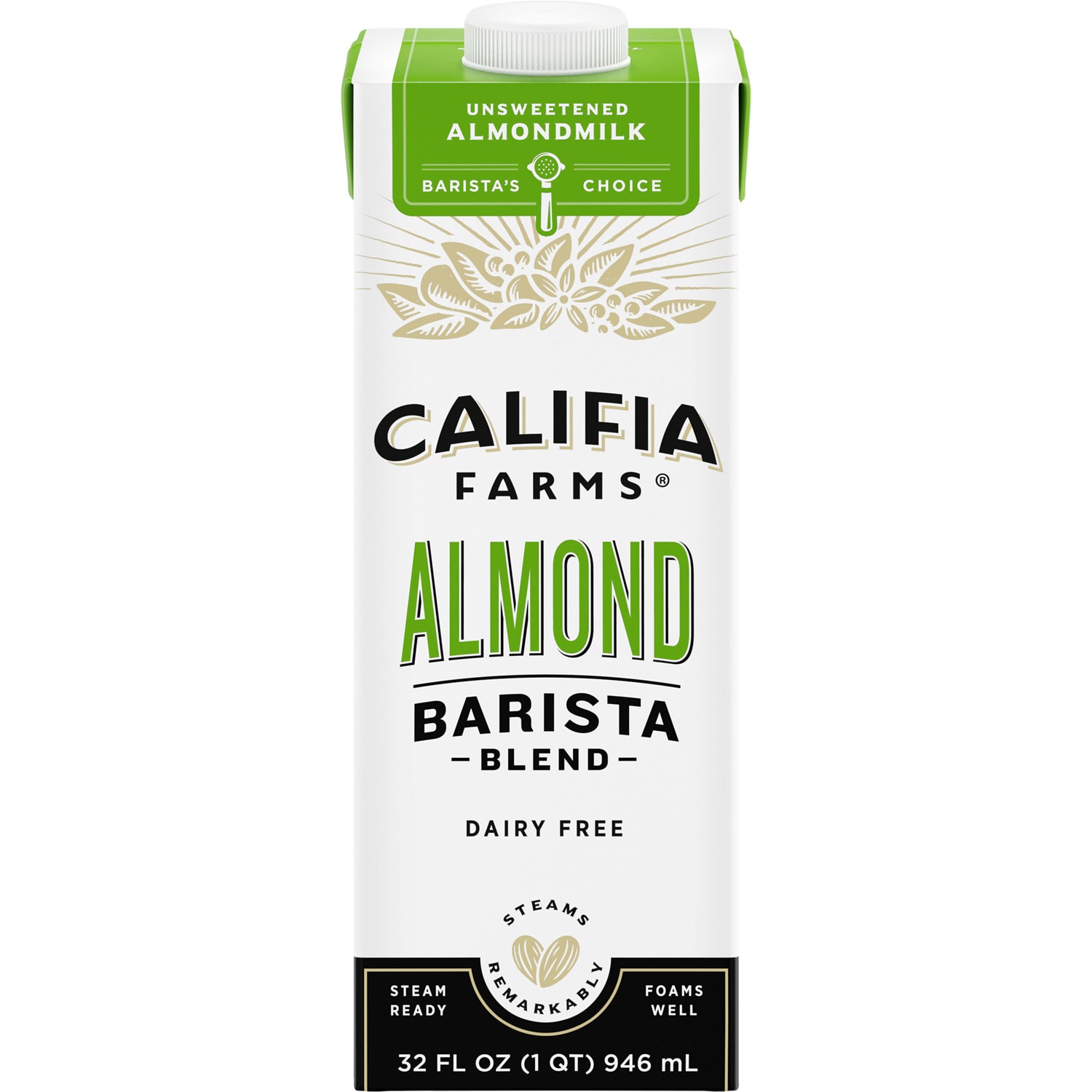 Califia Farms Almond Barista Blend, Unsweetened, Carton