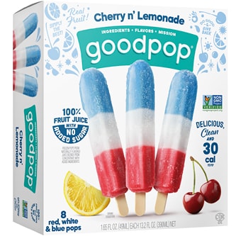 GoodPop Frozen Pops, Cherry n' Lemonade