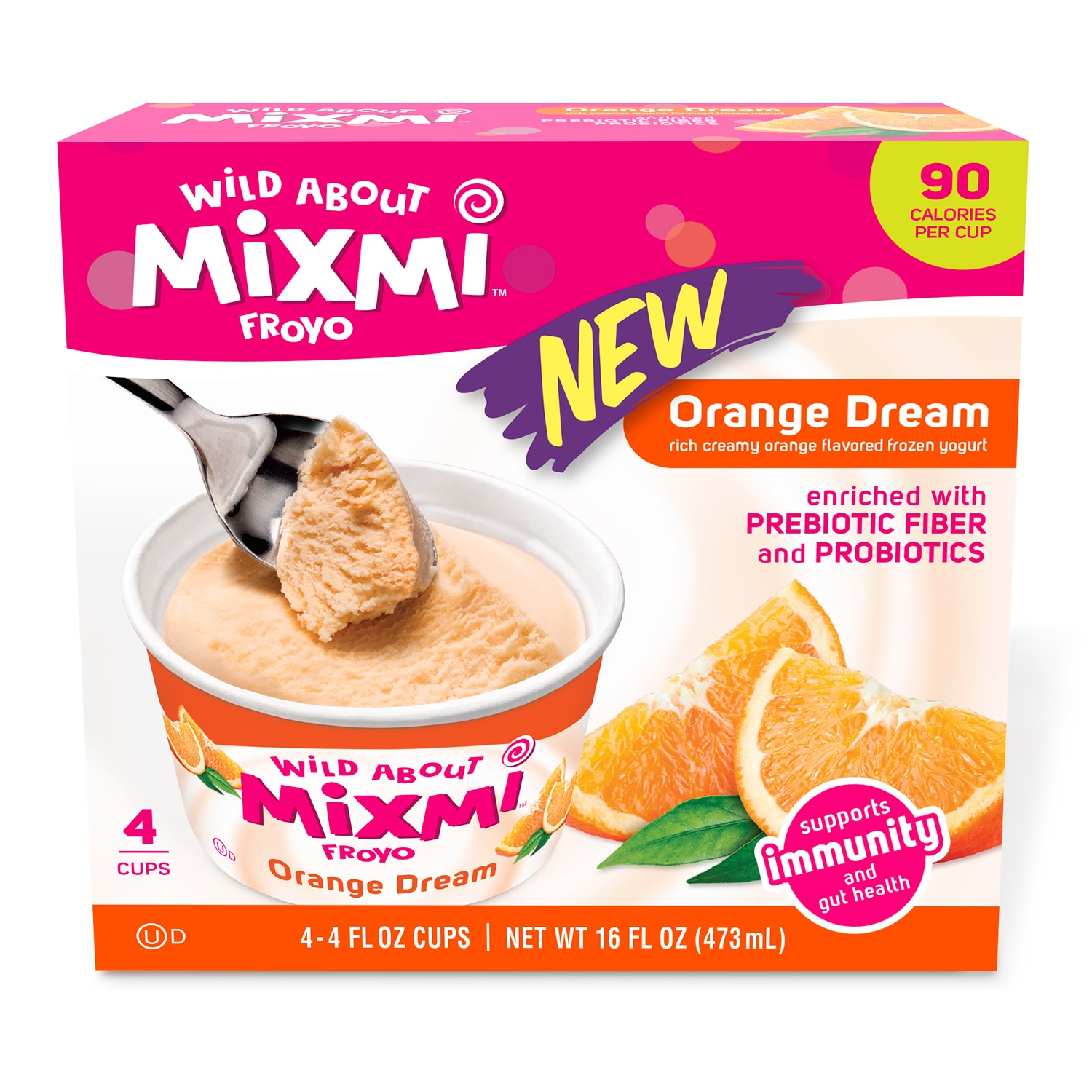 Wild About Mixmi Froyo, Orange Dream