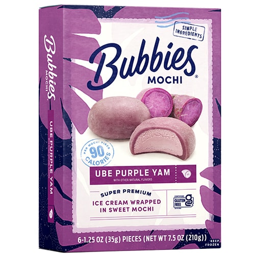 Bubbies Mochi Ice Cream, Ube