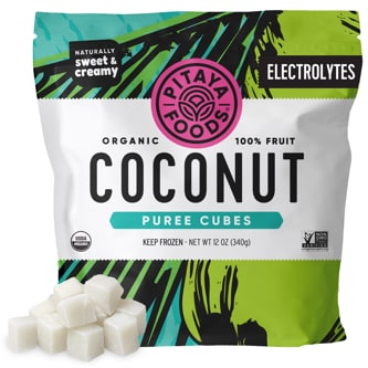 Pitaya Foods Organic Puree Cubes, Coconut