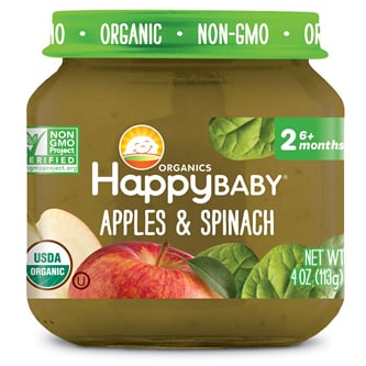 Happy baby clearly crafted best sale stage 2 organic baby food