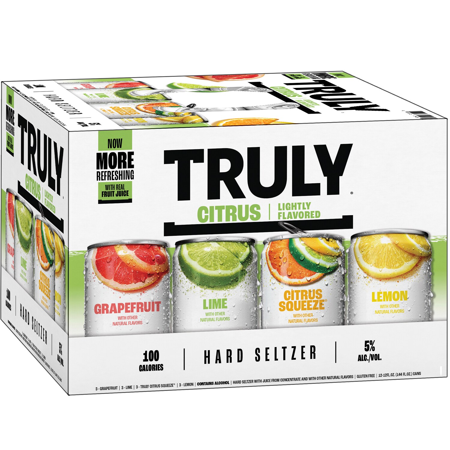 TRULY Hard Seltzer Citrus Variety Pack, Cans