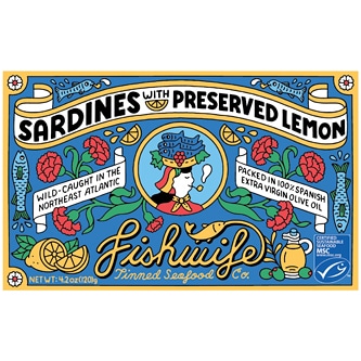 Fishwife Sardines with Preserved Lemon
