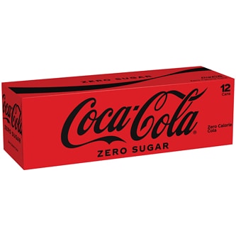 Coca-Cola Zero Sugar Cola Fridge Pack, Cans