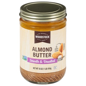 Woodstock Almond Butter, Smooth & Unsalted