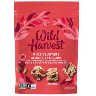 Wild Harvest Rice Clusters, Almond Cranberry