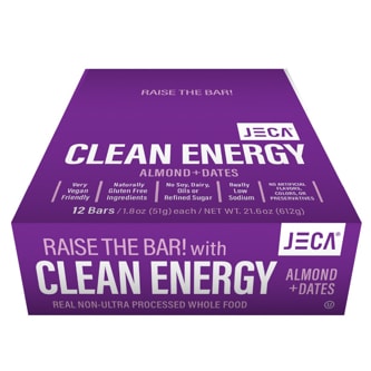 Jeca Clean Energy Bars, Almond + Dates