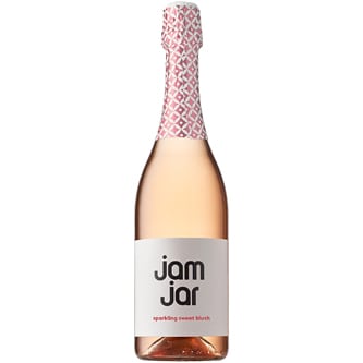 Jam Jar Sparkling Sweet Blush Rose